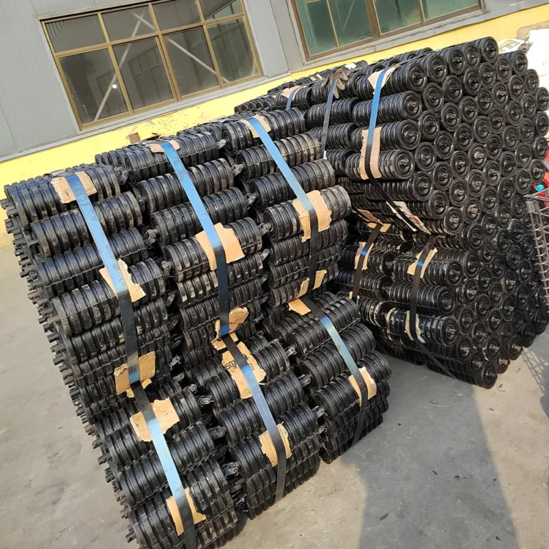 Impact Resistant Conveyor Buffer Roller Idler for Feeding Chute - Conveyor Rollers - grmmachinery.com